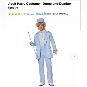 Brand new Harry Dumb and Dumber costume!